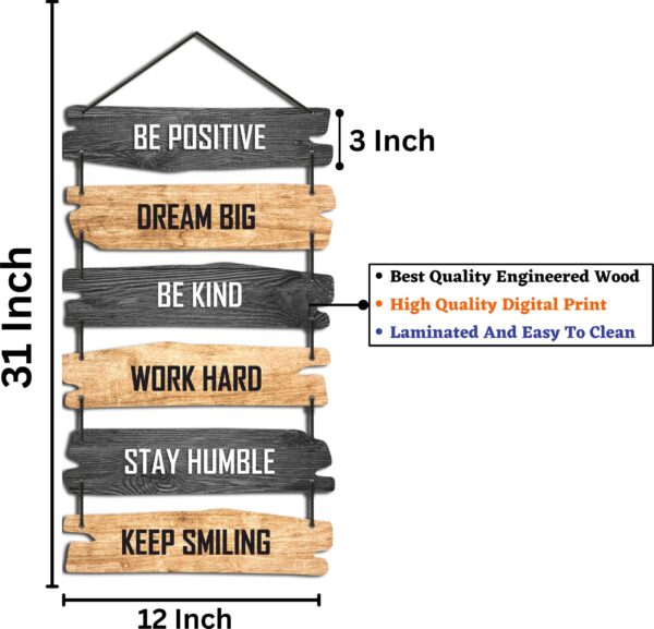 Wall Hangings - Be Positive Dream Big - Image 4