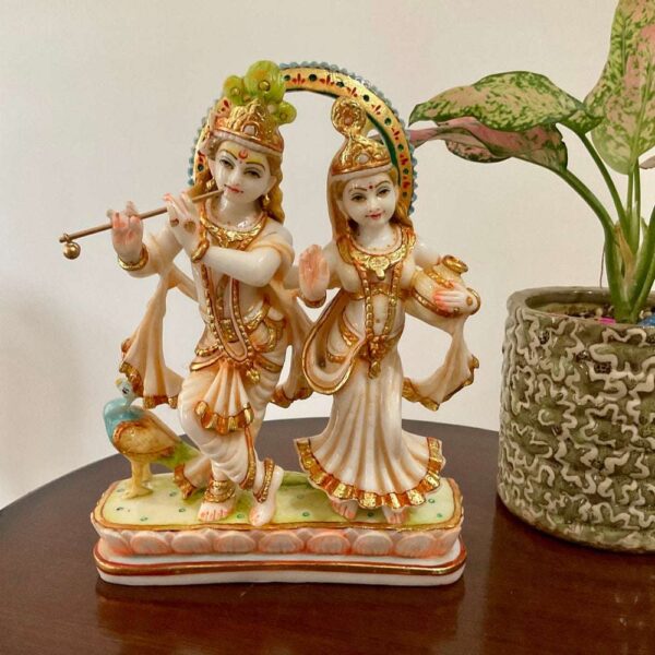Marble Showpiece - Radhe Krishna - Image 3