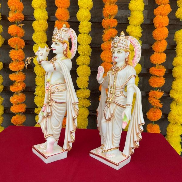 Marble Showpiece - Shri Radhe Krishna ji - Image 4